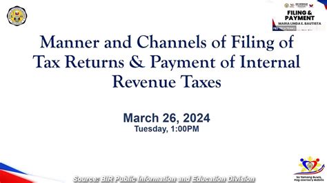 mrcos bir|Revisiting the manner of tax filings and payment.